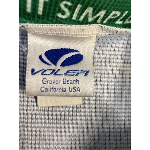 Voler Mens Medium Cycling Jersey Team Revolution Green Black White Large - Picture 3 of 9